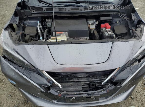 1N4BZ1BP3LC309369 2020 NISSAN LEAF Gray Widok wnętrza z tyłu