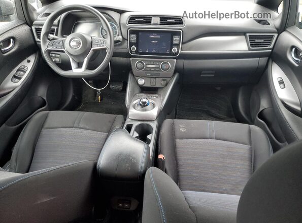 1N4BZ1BP3LC309369 2020 NISSAN LEAF Gray Widok deski rozdzielczej