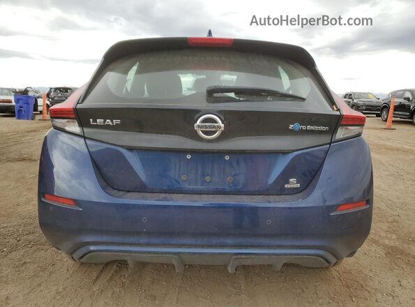 1N4BZ1BP4LC311695 2020 NISSAN LEAF Blue Вид ззаду