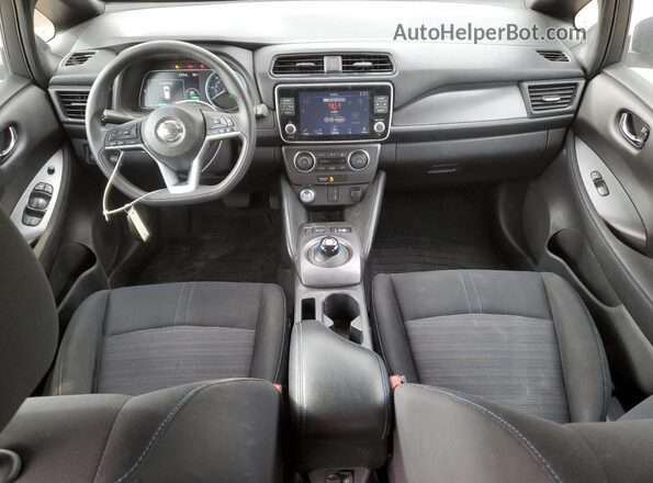 1N4BZ1BP4LC311695 2020 NISSAN LEAF Blue Вид панелі приладів
