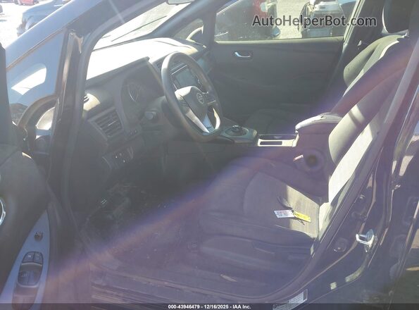 1N4BZ1BP8LC311439 2020 NISSAN LEAF Black Widok wnętrza z przodu