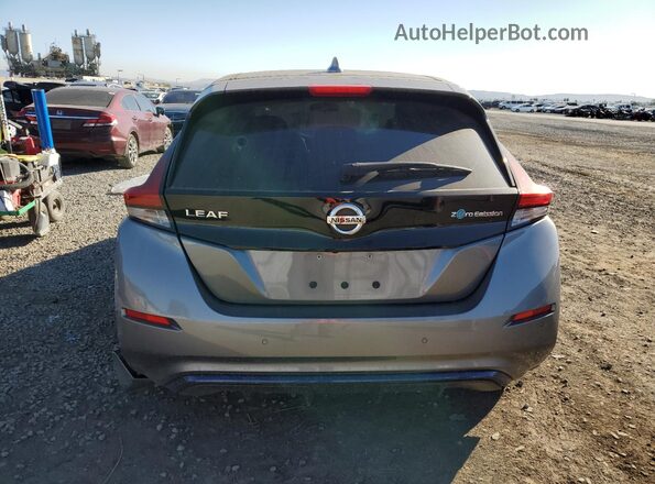 1N4BZ1BV1MC552873 2021 NISSAN LEAF Gray უკანა ხედი
