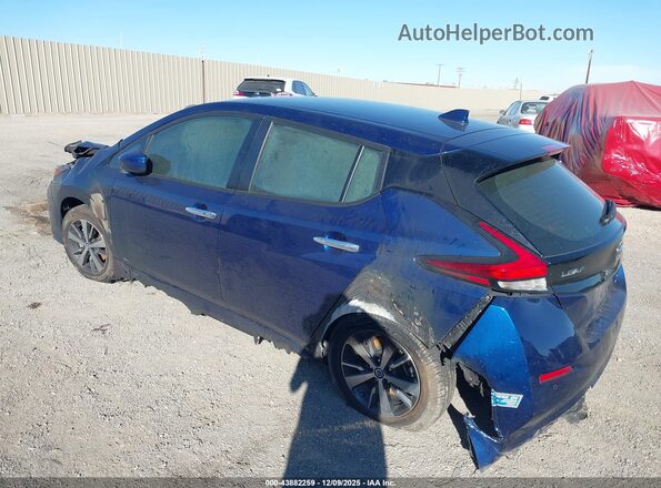 1N4BZ1BV6MC553579 2021 NISSAN LEAF Blue უკანა მარცხენა