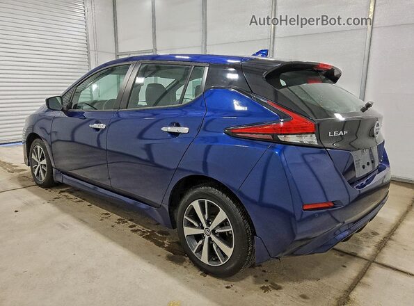1N4BZ1BV9MC550076 2021 NISSAN LEAF Blue Задня ліва чверть