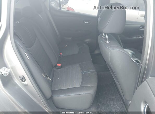 1N4BZ1BVXMC552659 2021 NISSAN LEAF Gray Vista de la etiqueta del VIN