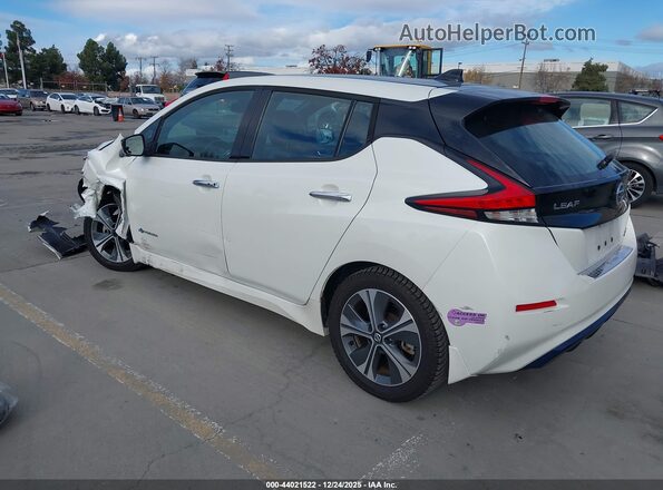 1N4BZ1CP2KC312244 2019 NISSAN LEAF White Tył lewy