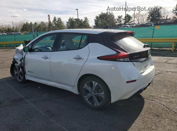 1N4BZ1CP2KC312602 2019 NISSAN LEAF White Trasero izquierdo