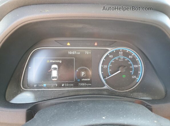 1N4BZ1CP4LC311632 2020 NISSAN LEAF Gray 