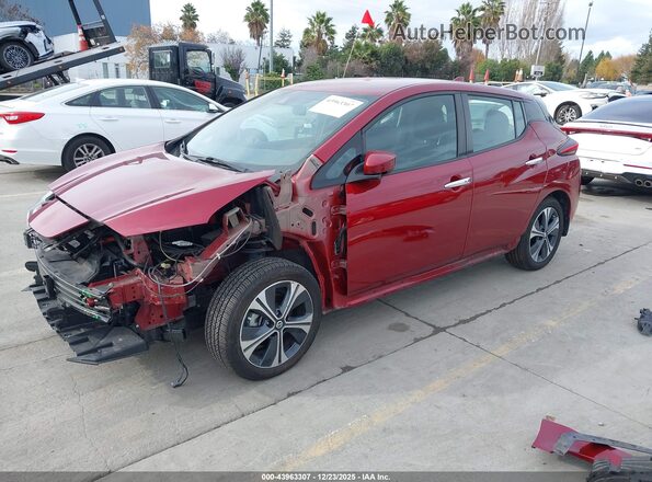 1N4BZ1CV0MC553320 2021 NISSAN LEAF Бордовый 