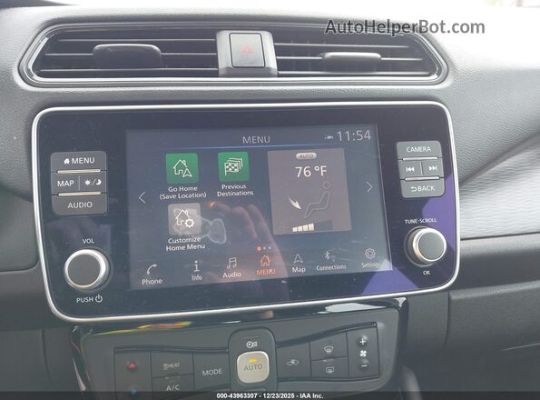 1N4BZ1CV0MC553320 2021 NISSAN LEAF Бордовый 