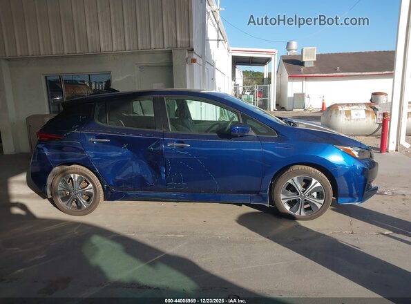 1N4BZ1CV6MC553080 2021 NISSAN LEAF Синий Вид задней части салона