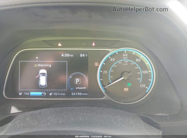 1N4BZ1CV6MC553080 2021 NISSAN LEAF Синий Вид задних сидений