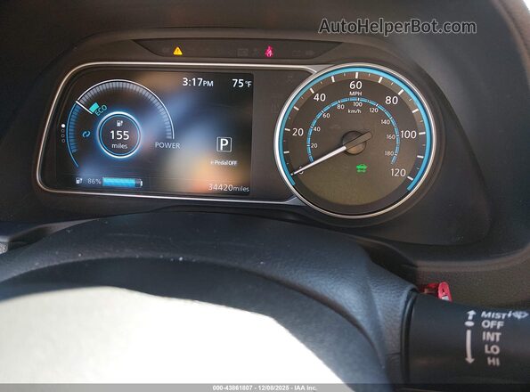 1N4BZ1CVXMC555172 2021 NISSAN LEAF Blue 