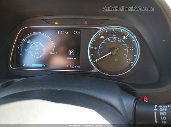 1N4BZ1CVXMC555172 2021 NISSAN LEAF Blue 