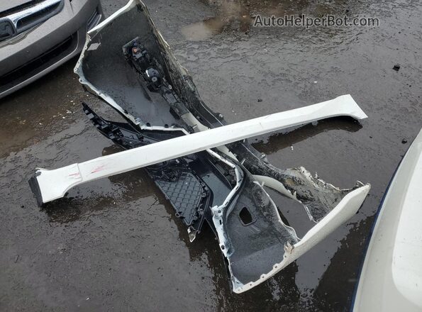 1N4BZ1CVXMC555687 2021 NISSAN LEAF White Vista del compartimento del motor
