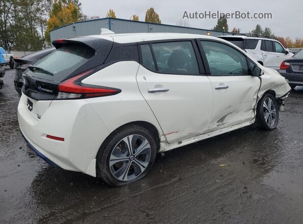 1N4BZ1CVXMC555687 2021 NISSAN LEAF White Trasero derecho