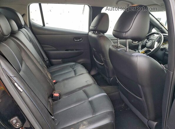 1N4BZ1DP6LC300548 2020 NISSAN LEAF Black Вид задніх сидінь