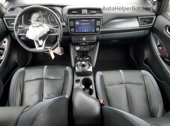 1N4BZ1DV2MC551020 2021 NISSAN LEAF Silver Vista del salpicadero