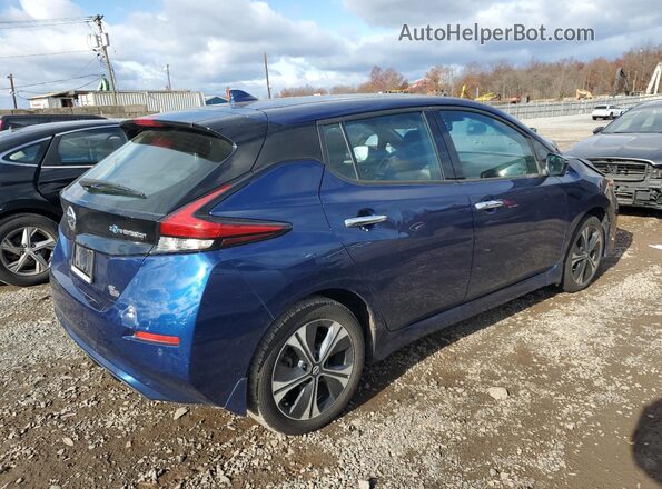 1N4BZ1DV2MC552880 2021 NISSAN LEAF Синий Задняя правая четверть