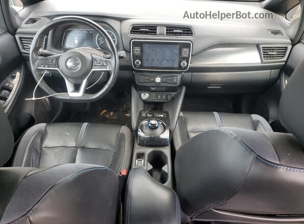 1N4BZ1DV2MC552880 2021 NISSAN LEAF Синий Вид панели приборов