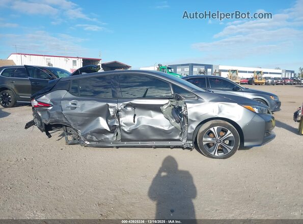 1N4BZ1DV3MC551270 2021 NISSAN LEAF Gray Սալոնի հետևի տեսք