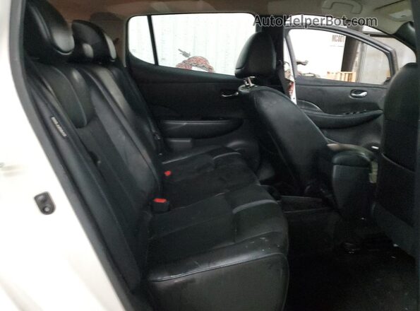 1N4BZ1DV4MC552637 2021 NISSAN LEAF White Вид задніх сидінь