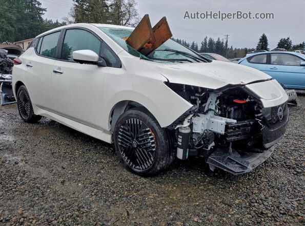 1N4CZ1CV2SC562781 2025 NISSAN LEAF Белый Передняя правая четверть