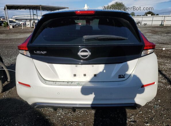 1N4CZ1CV3PC552722 2023 NISSAN LEAF White Vista trasera