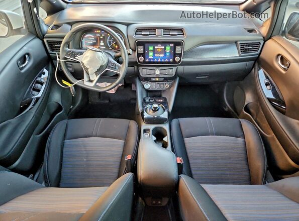 1N4CZ1CV3PC552722 2023 NISSAN LEAF White Vista del salpicadero