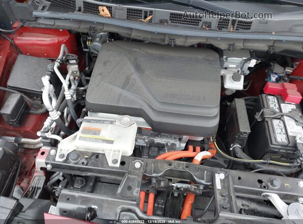 1N4CZ1CV4PC552793 2023 NISSAN LEAF Темно-бордовый Вид сзади
