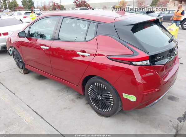 1N4CZ1CV4PC552793 2023 NISSAN LEAF Темно-бордовый Задняя левая четверть