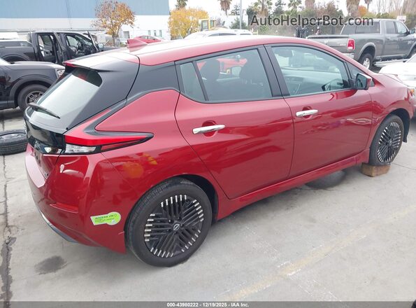 1N4CZ1CV4PC552793 2023 NISSAN LEAF Темно-бордовый Задняя правая четверть