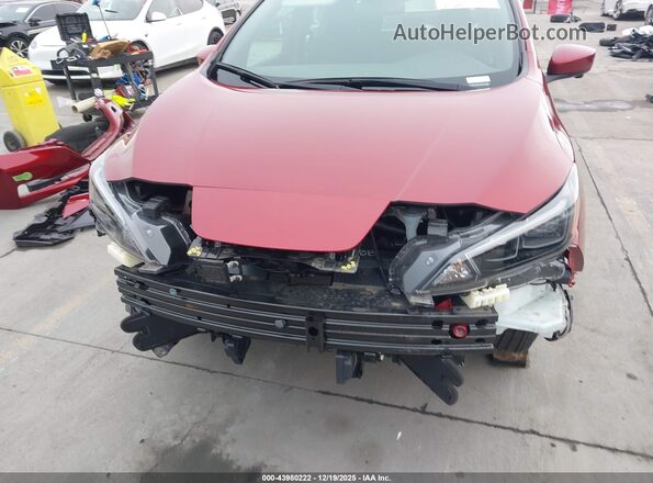 1N4CZ1CV4PC552793 2023 NISSAN LEAF Темно-бордовый Вид задней части салона