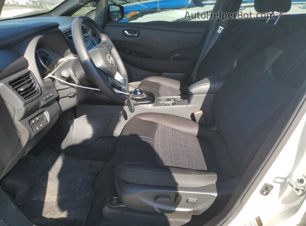 1N4CZ1CV5PC558053 2023 NISSAN LEAF White Սալոնի դիմացի տեսք