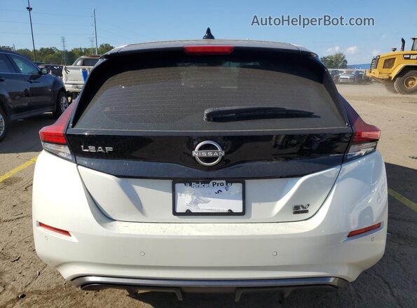1N4CZ1CV5PC558053 2023 NISSAN LEAF White Հետևի տեսք