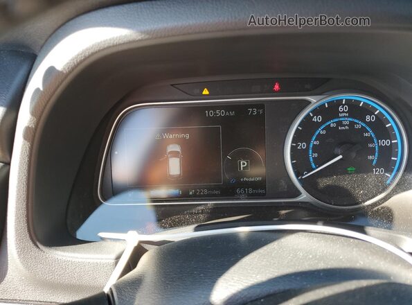 1N4CZ1CV5PC558053 2023 NISSAN LEAF White Սարքավորումների վահանակի տեսք
