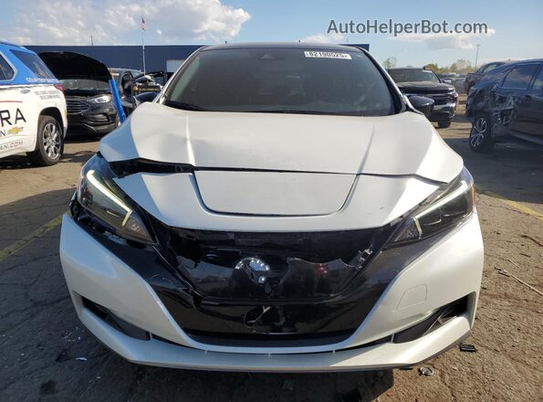 1N4CZ1CV5PC558053 2023 NISSAN LEAF White Դիմացի տեսք
