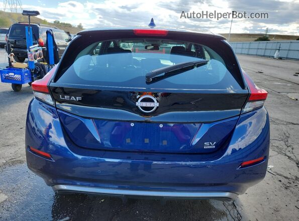 1N4CZ1CV5SC563455 2025 NISSAN LEAF Синий Вид сзади