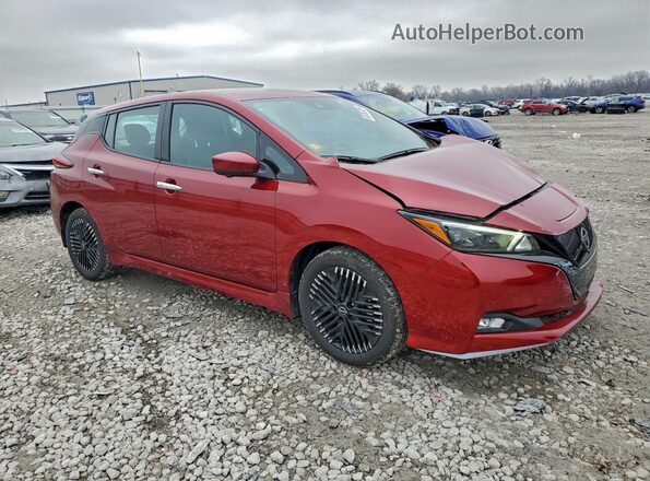 1N4CZ1CV7RC553665 2024 NISSAN LEAF Maroon Przód prawy