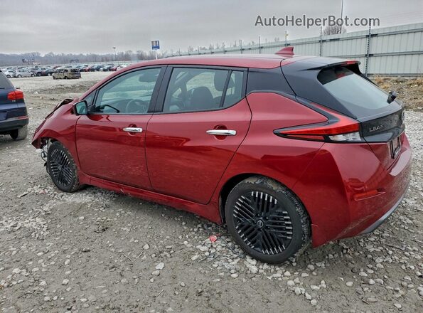 1N4CZ1CV7RC553665 2024 NISSAN LEAF Maroon Tył lewy