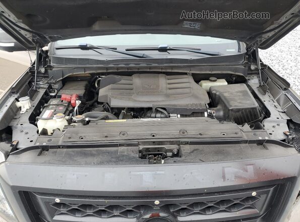1N6AA1ED5MN501488 2021 NISSAN TITAN Brown Widok wnętrza z tyłu