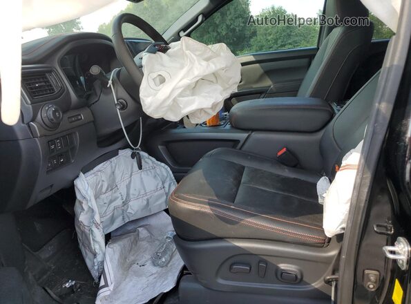 1N6AA1ED6RN112950 2024 NISSAN TITAN Black წინა სალონის ხედი