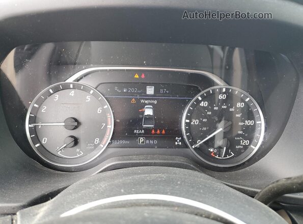 1N6AA1ED8MN522609 2021 NISSAN TITAN Белый Вид щитка приборов