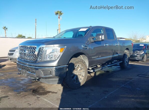 1N6BA1F45JN524901 2018 NISSAN TITAN XD Черный Передняя левая четверть