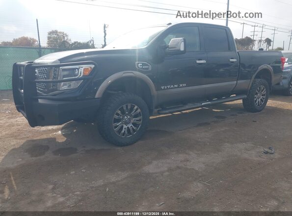 1N6BA1F46HN548568 2017 NISSAN TITAN XD Black წინა მარცხენა ხედი სამი მეოთხედიდან