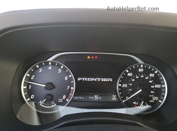 1N6ED1CM4SN612686 2025 NISSAN FRONTIER White Vista del cuadro de instrumentos