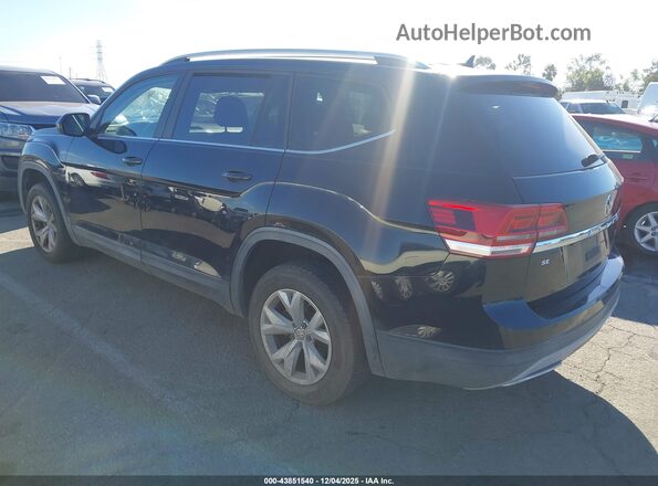 1V2CR2CA2JC572883 2018 VOLKSWAGEN ATLAS Black უკანა მარცხენა
