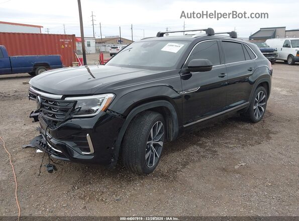1V2FC2CA6TC209679 2026 VOLKSWAGEN ATLAS Black Առջևի ձախ երեք քառորդ տեսարան