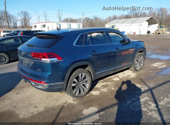 1V2FE2CA2NC216402 2022 VOLKSWAGEN ATLAS Dark Blue Tył prawy