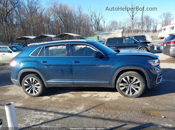 1V2FE2CA2NC216402 2022 VOLKSWAGEN ATLAS Dark Blue Widok zestawu wskaźników